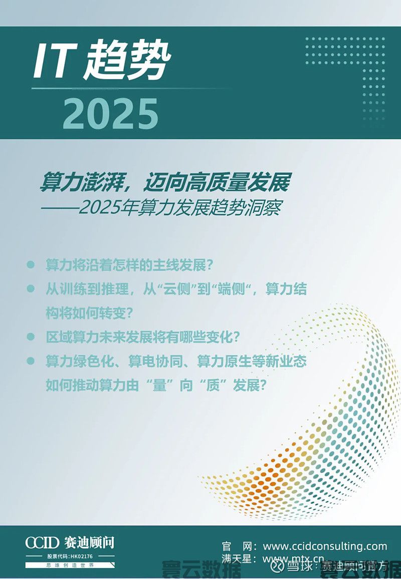 新年特辑｜2025年算力发展趋势洞察(图1)